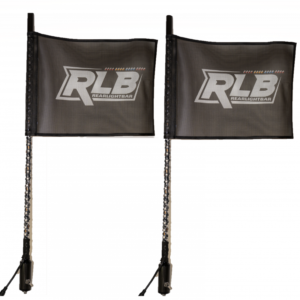 RLB 4 Foot Bluetooth LED Whips (Pair)